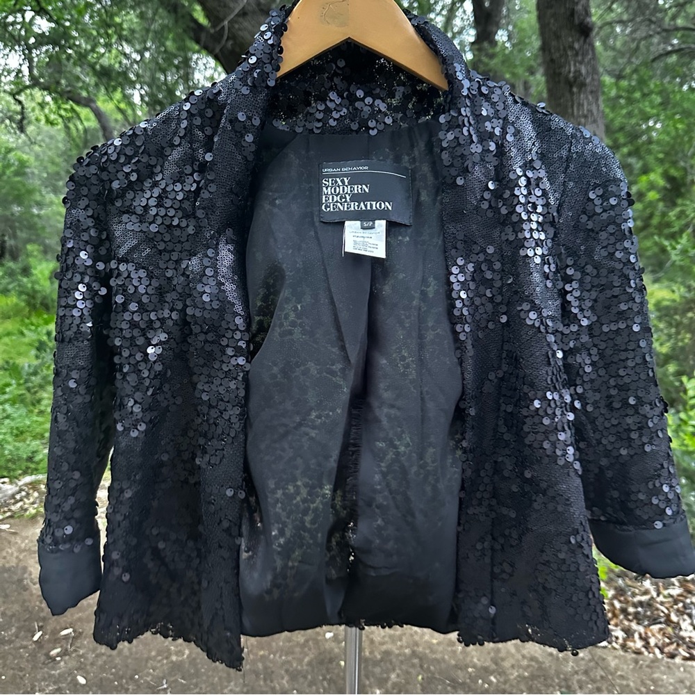 Urban Behavior Matte Sequin Jacket - image 1